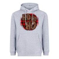 Heather Grey ho ho ho wood slice ornament Heavyweight Hoodie - JahusDesignShop