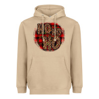 Mushroom ho ho ho wood slice ornament Heavyweight Hoodie - JahusDesignShop