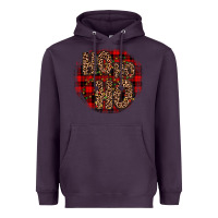 Plum ho ho ho wood slice ornament Heavyweight Hoodie - JahusDesignShop