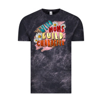 Cloud Black Weird moms build character Mother's Day Vintage Tee - FaDigitalArtStudio