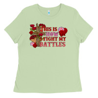 Matcha This is how i fight my battles Valentine's Day Ladies Tee - FaDigitalArtStudio