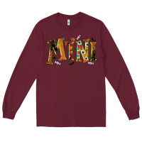 Burgundy halloween mini Long Sleeve Tee - BundleAndBundleShop
