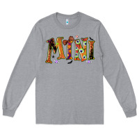 Heather Grey halloween mini Long Sleeve Tee - BundleAndBundleShop