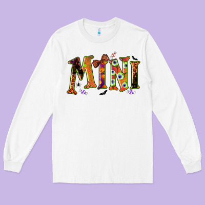 Halloween Mini Long Sleeve Tee Designed By Bundleandbundleshop