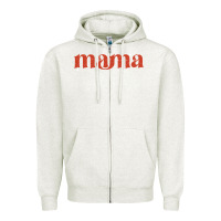 Oatmeal Heather mama stronger than the storm Zipper Hoodie - JahusDesignShop