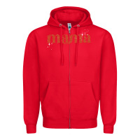 Red mama stronger than the storm Zipper Hoodie - JahusDesignShop