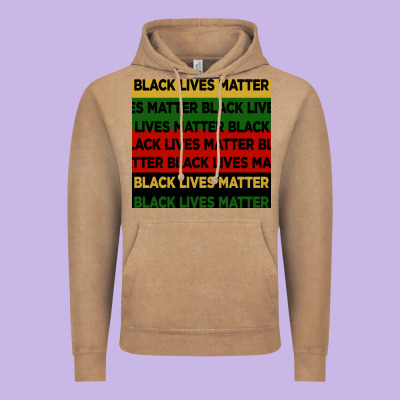 Black Lives Matter Seamless Pattern Vintage Hoodie Designed By Bundleandbundleshop