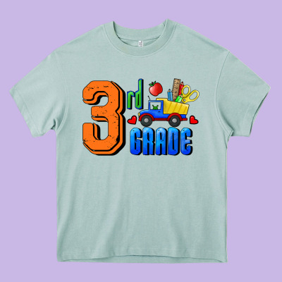 Third Grade Heavy Core Tee Designed By Ranaportraitstore