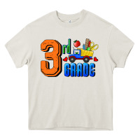 Cream Third Grade Heavy Core Tee - RanaPortraitStore