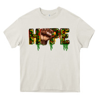 Cream hope juneteenth Heavy Core Tee - CowGirlArtShop