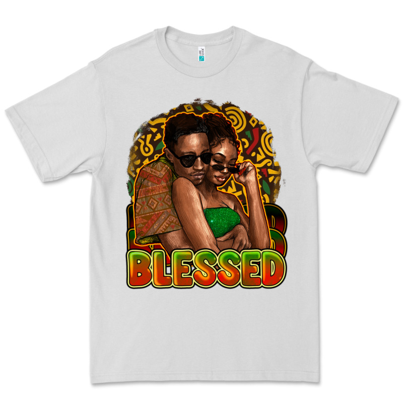 Black Couple Blessed Premium Tee by HowdyJamesFarm | Teevron