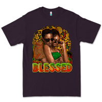 Plum Black couple blessed Premium Tee - HowdyJamesFarm