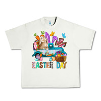 Pistachio Easter Day With Truck Urban Heavy Tee - BundleAndBundleShop