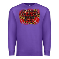 Purple game day football Premium Sweatshirt - JahusDesignShop