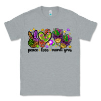 Peace Love Mardi Gras Classic Tee | Teevron