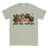Matcha Peace Love Mardi Gras Classic Tee - HowdyJamesFarm