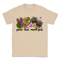 Mushroom Peace Love Mardi Gras Classic Tee - HowdyJamesFarm