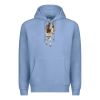 Colony Blue boer goat Premium Hoodie - LillyAllenDesigns