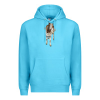 Ocean Blue boer goat Premium Hoodie - LillyAllenDesigns