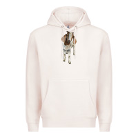 Pale Pink boer goat Premium Hoodie - LillyAllenDesigns