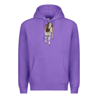 Purple boer goat Premium Hoodie - LillyAllenDesigns