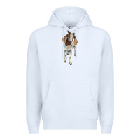 White boer goat Premium Hoodie - LillyAllenDesigns