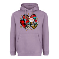 Lavender heart  wood slice ornament Heavyweight Hoodie - JahusDesignShop