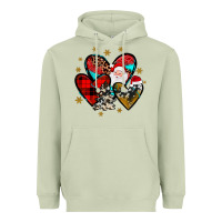 Matcha heart  wood slice ornament Heavyweight Hoodie - JahusDesignShop