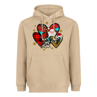 Mushroom heart  wood slice ornament Heavyweight Hoodie - JahusDesignShop