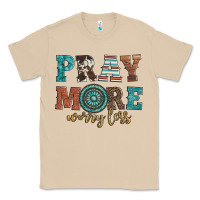 Mushroom pray more worry less Classic Tee - Artiststas