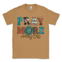 Toasted Coconut pray more worry less Classic Tee - Artiststas