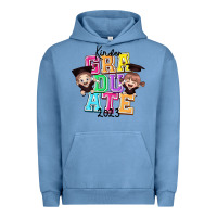 Pigment Pebble Blue kinder graduate 2023 Urban Hoodie - RanaPortraitStore