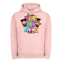 Pigment Salmon kinder graduate 2023 Urban Hoodie - RanaPortraitStore