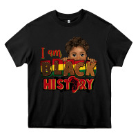 Black i am black history black boy peekaboo juneteenth Heavy Core Tee - CowGirlArtShop