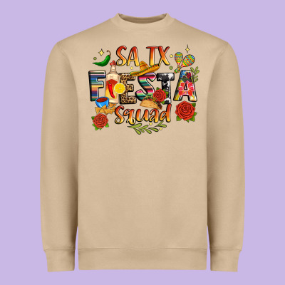 Fiesta Squad Heavyweight Sweatshirt Designed By Jahusdesignshop