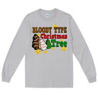 Moon Dust Bloody Type Christmas Tree Long Sleeve Tee - FaDigitalArtStudio