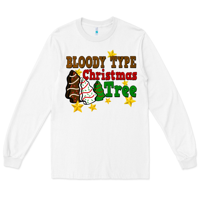 Bloody Type Christmas Tree Long Sleeve Tee by FaDigitalArtStudio | Teevron
