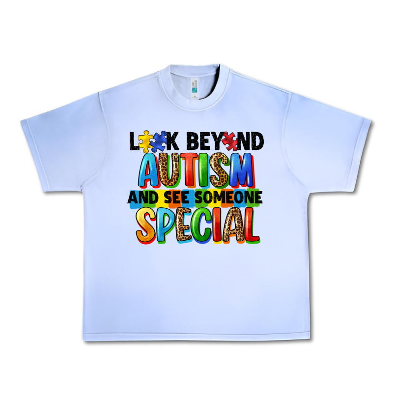Look Beyond Autism And See Someone Special Urban Heavy Tee by FaDigitalArtStudio | Teevron
