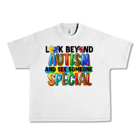 Lunar Rock look beyond autism and see someone special Urban Heavy Tee - FaDigitalArtStudio