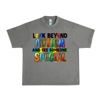 Tornado look beyond autism and see someone special Urban Heavy Tee - FaDigitalArtStudio