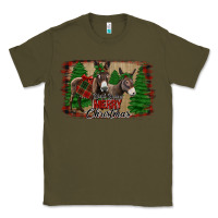Army Green donkey christmas Classic Tee - Jasminsmagicworld