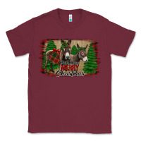 Burgundy donkey christmas Classic Tee - Jasminsmagicworld