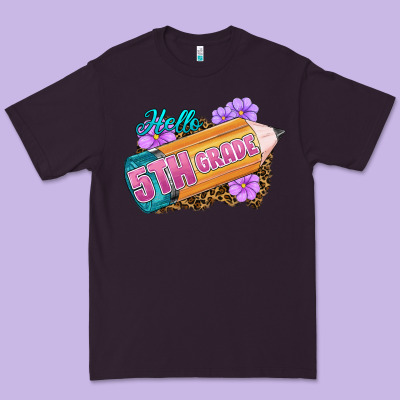 Hello 5th Grade Premium Tee Designed By Ranaportraitstore