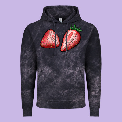 Strawberries Vintage Hoodie Designed By Bundleandbundleshop