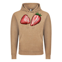 Vintage Coffee strawberries Vintage Hoodie - BundleAndBundleShop