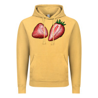 Vintage Mustard strawberries Vintage Hoodie - BundleAndBundleShop