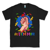 Black Autism Mom Classic Tee - CowGirlArtShop