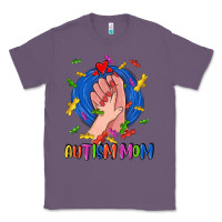 Lavender Autism Mom Classic Tee - CowGirlArtShop