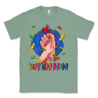 Sage Autism Mom Classic Tee - CowGirlArtShop
