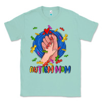 Seafoam Autism Mom Classic Tee - CowGirlArtShop